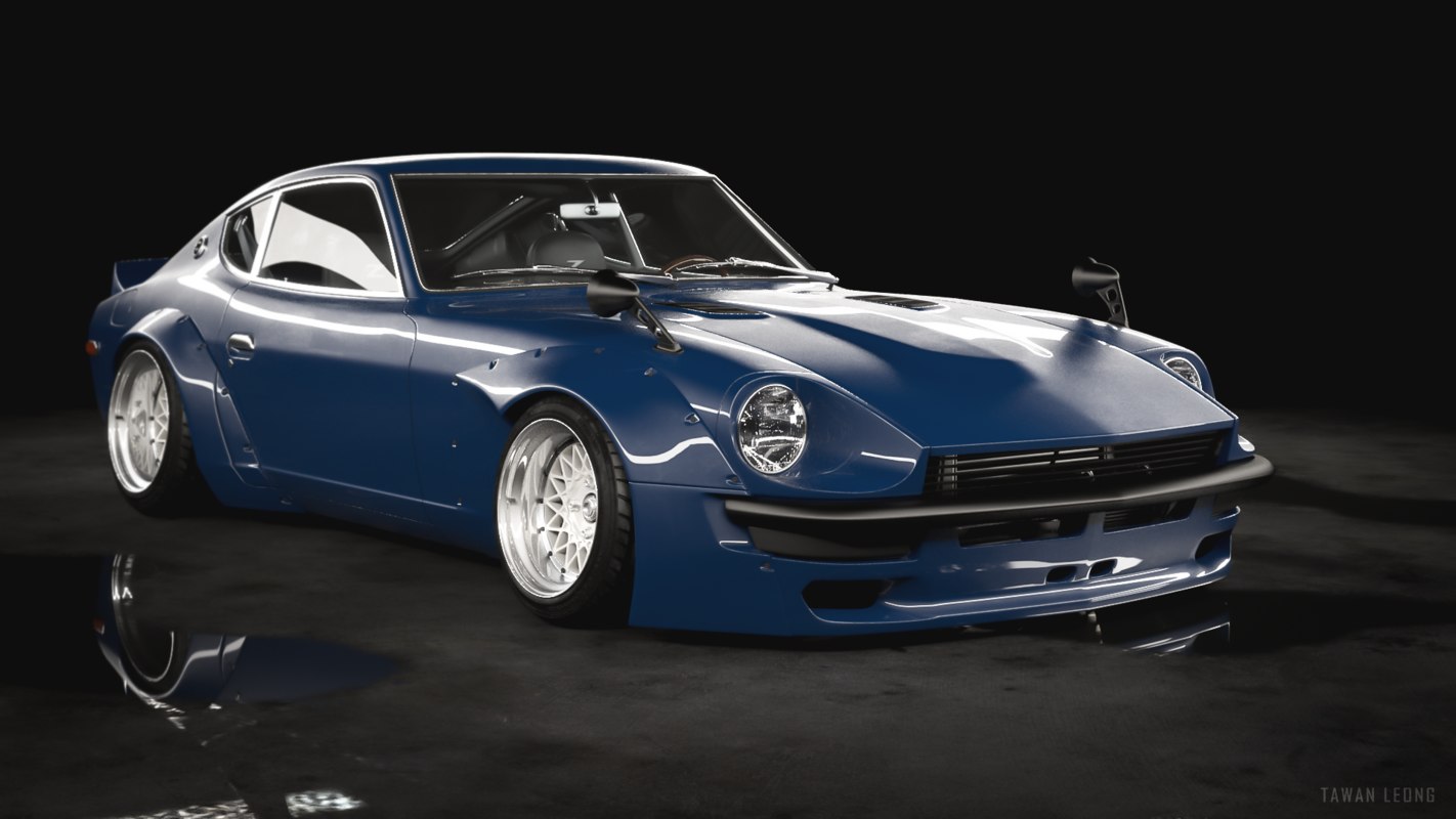 Datsun 240z Pandem 3d Model Turbosquid