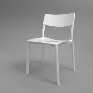 3D interior ikea yan-inge chair