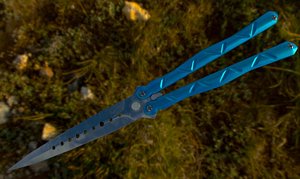 3D balisong butterfly knife