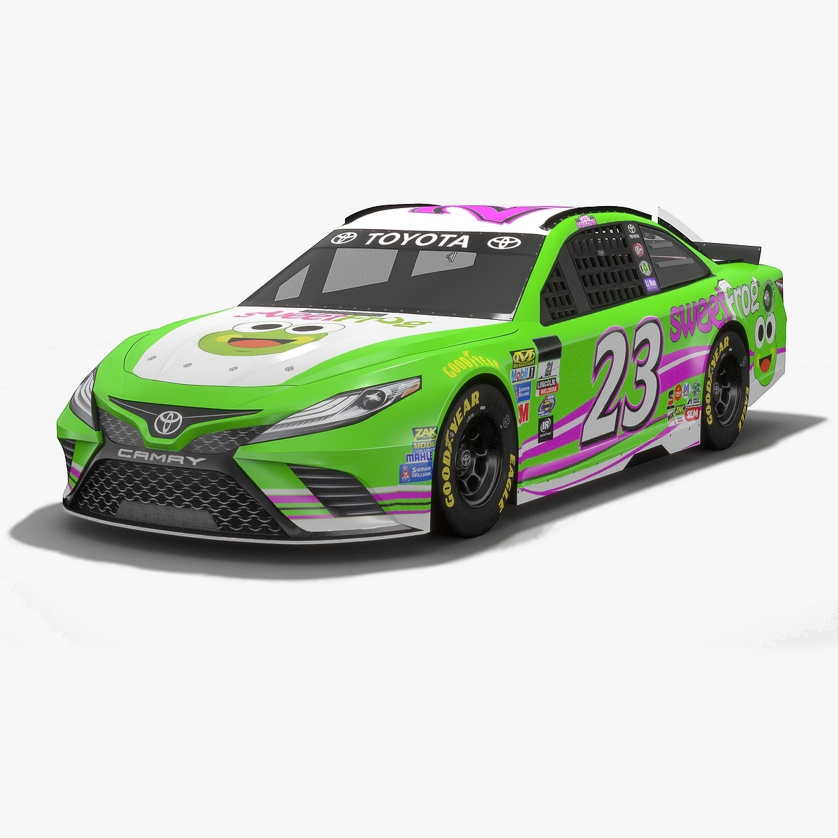 3D model bk racing nascar season - TurboSquid 1246239