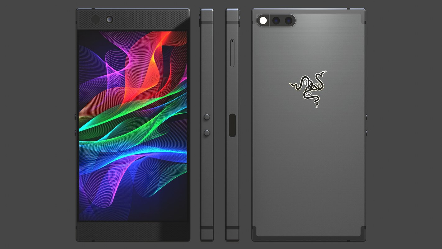 3d Razer Phone Model Turbosquid