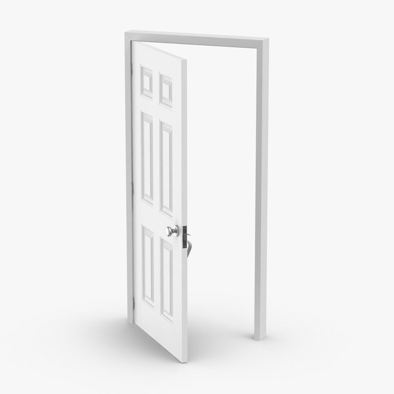 3D exteriordoorsdoor5ajar TurboSquid 1246323