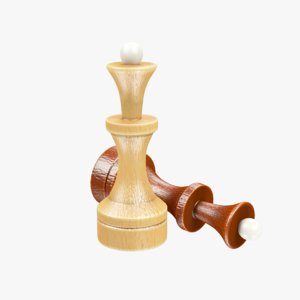 3D model chess king