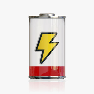 3D battery icon