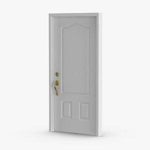 3D exterior-doors---door-6-closed model