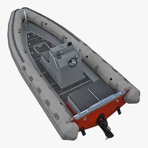 3D model rescue boat