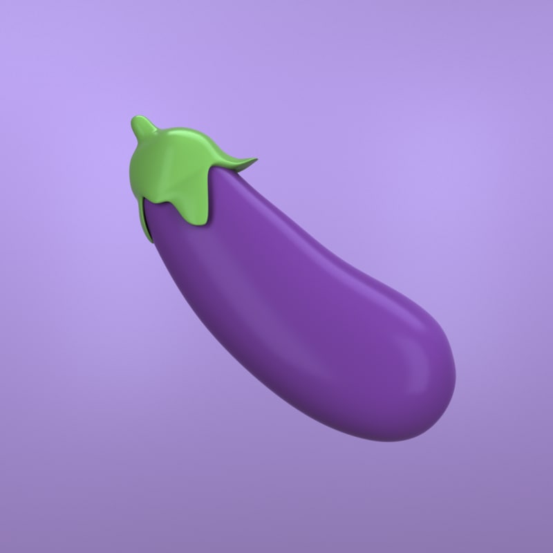 eggplant emoji stuffed animal