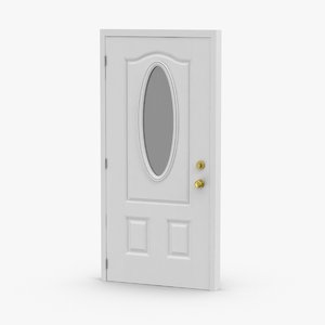 3D model exterior-doors---door-2-closed