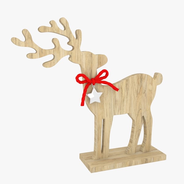 christmas reindeer 3D