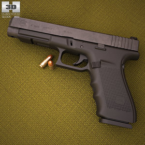 3D glock 41 gen4 model
