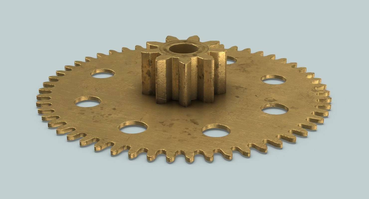 Clockgears01version3 3D model TurboSquid 1246705