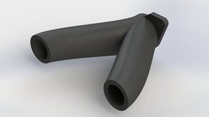 3D model hs6 exhaust manifold a-series