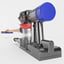 3D model modeled vacuum cleaner