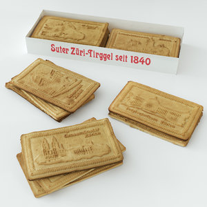 3D realistic biscuits