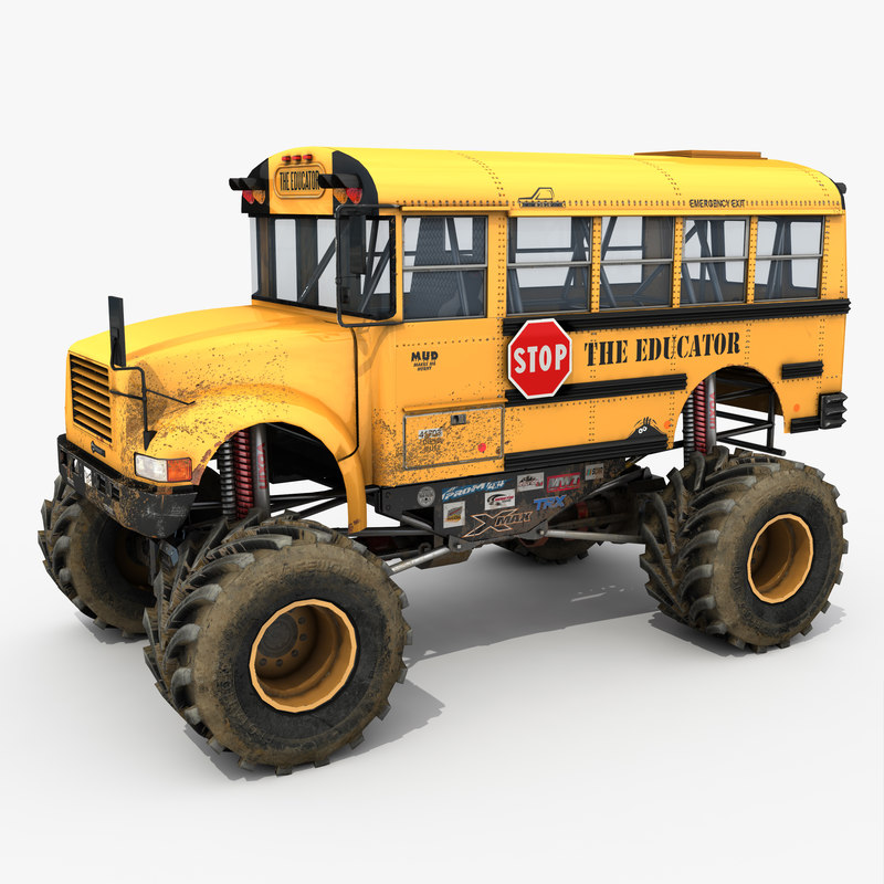 monster school bus toy