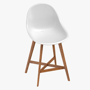 scandinavian stool 3D model