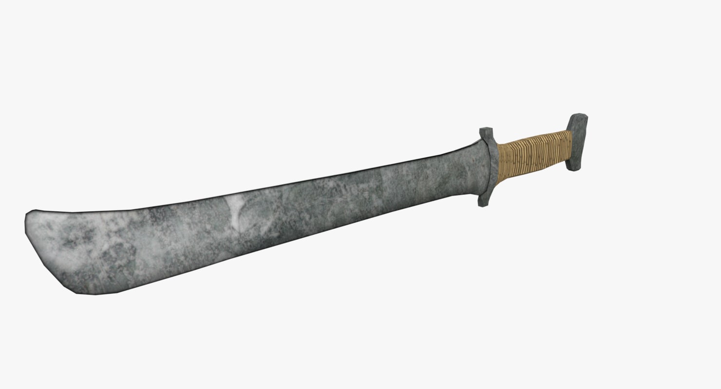 Old machete model - TurboSquid 1251891