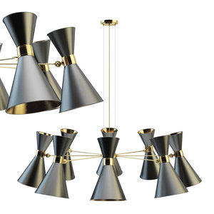 delightfull cairo chandelier 8 3D model