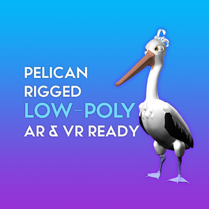 3D pelican model