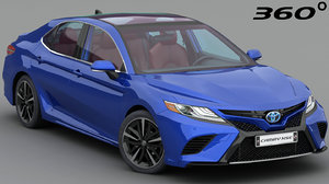 3D model toyota camry xse 2018