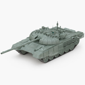 t-72b2 rogatka battle tank 3D model