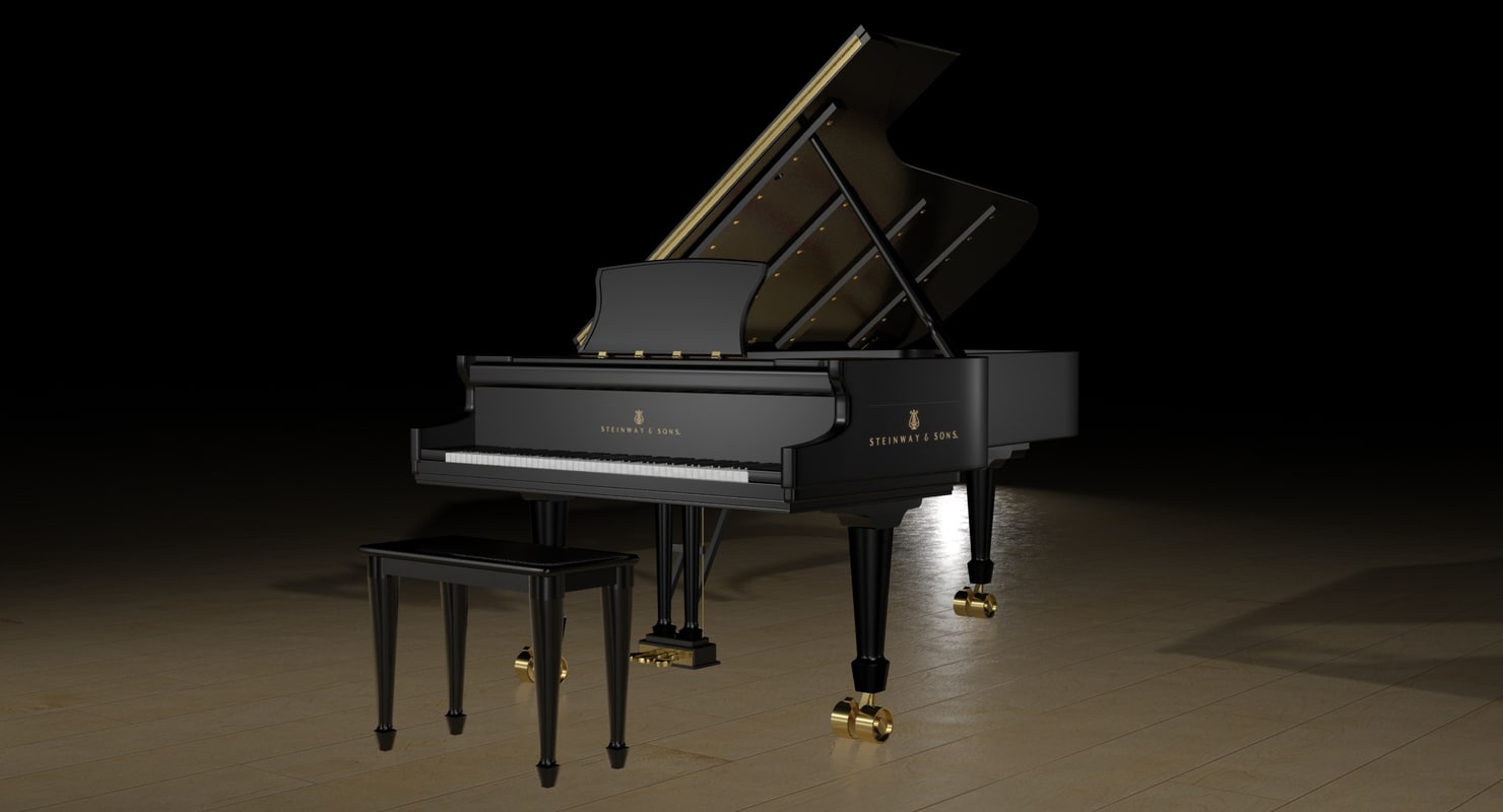 Piano steinway 3D model - TurboSquid 1257457