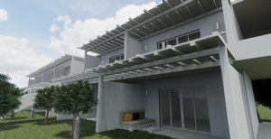 3D model revit building greece