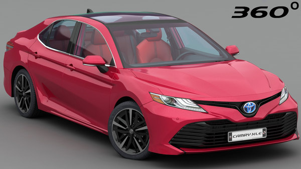 3d Model Toyota Camry Xle 2018 Polnaya Model Turbosquid 1257579