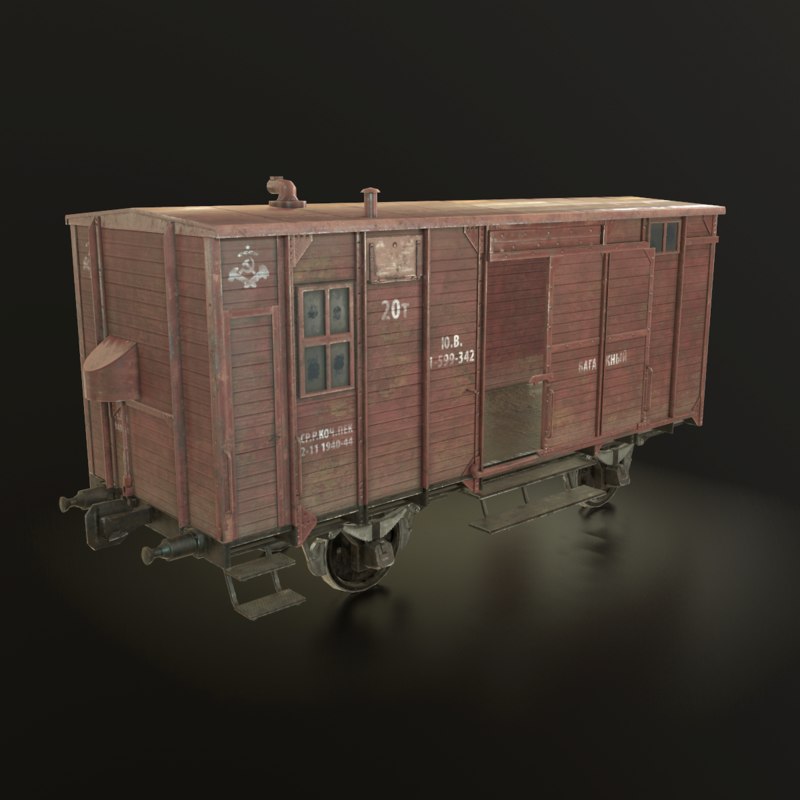 3D soviet union railroad car model TurboSquid 1257965