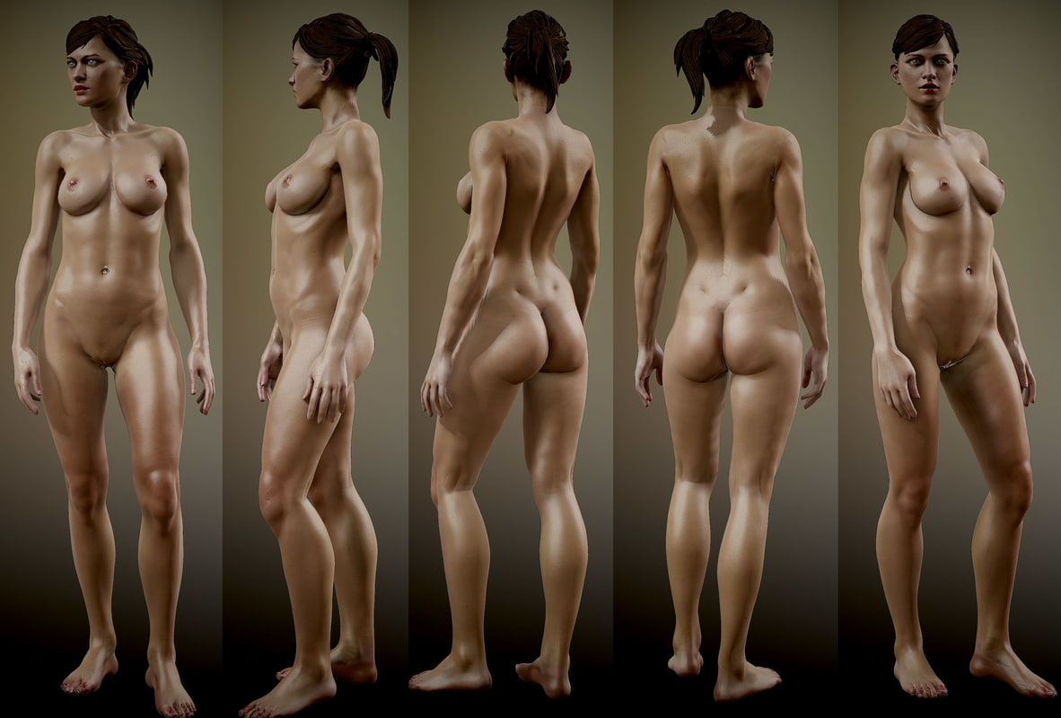 Fully Rigged Nude Female 3D Model - Turbosquid 1258032-2618