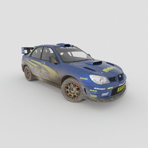 3D subaru world rally team