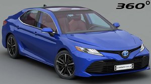 3D toyota camry xle 2018
