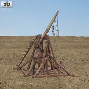 3D trebuchet model