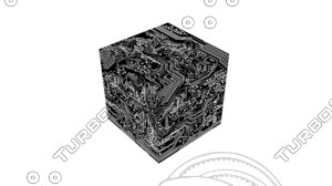 3D cube circuit