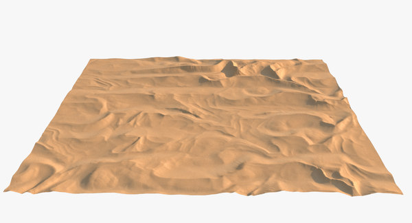 3D sand dunes model - TurboSquid 1258476