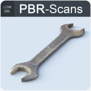 3D 114 wrench sm model