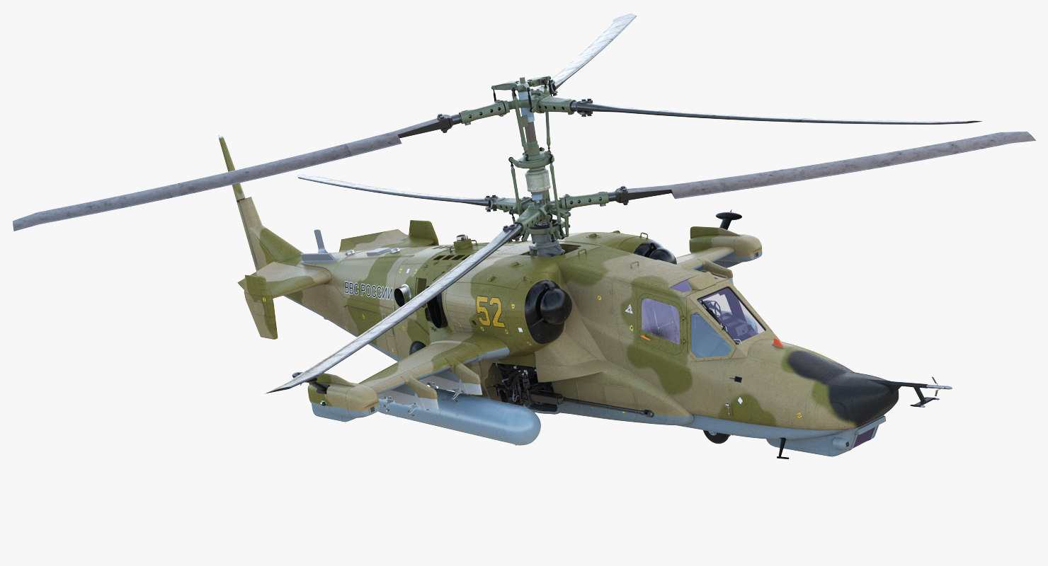 3D attack helicopter kamov ka-50 - TurboSquid 1259407