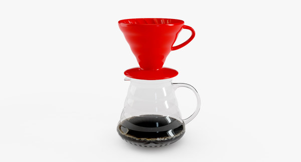 3D model v60 coffee drip hario 