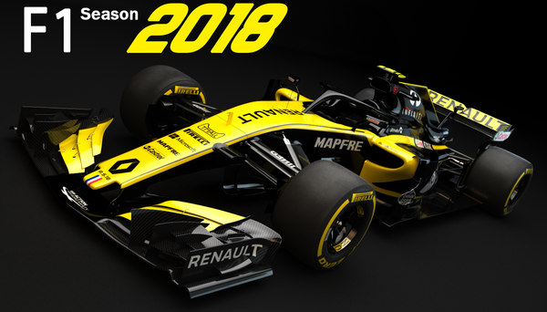 f1 renault rs18 2018 3D