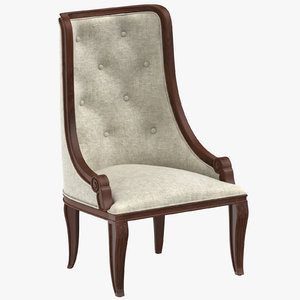 3D classical dining chair model