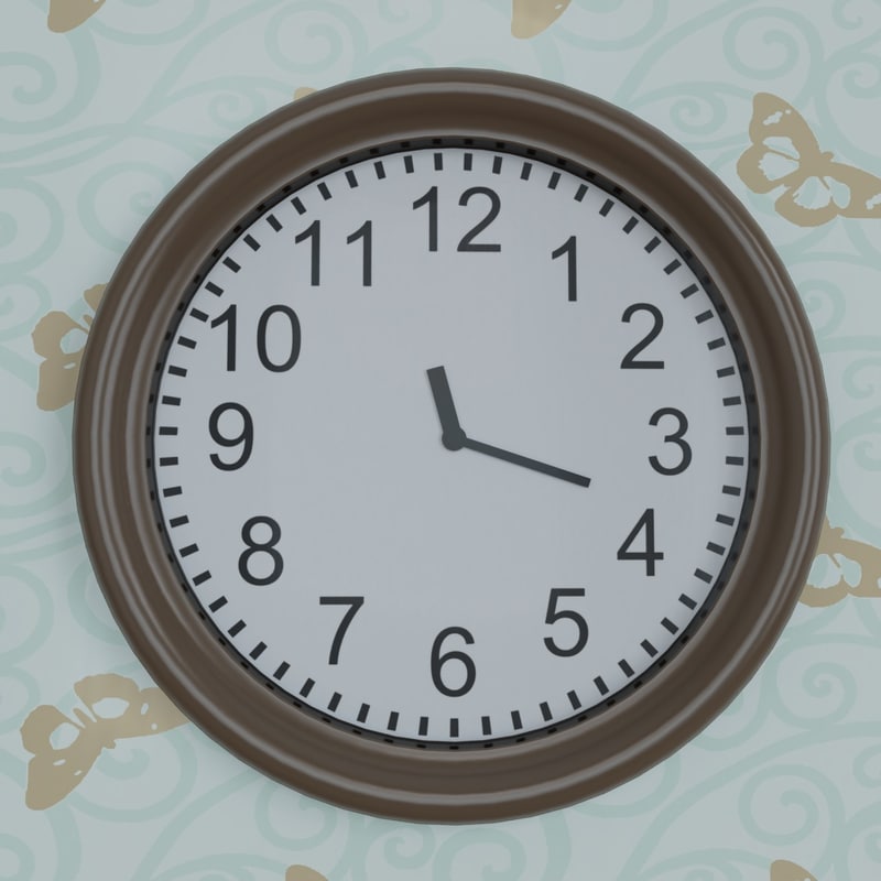 3d clock models 3d clock models
