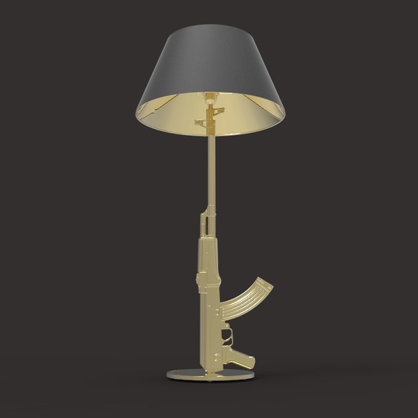 3d Provocative Table Lamp Turbosquid, Ak47 35 Table Lamp