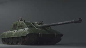 3D jagdpanzer e100 model