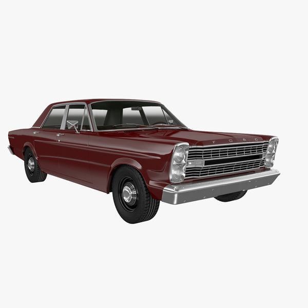 galaxie 1966 sedan 3D model