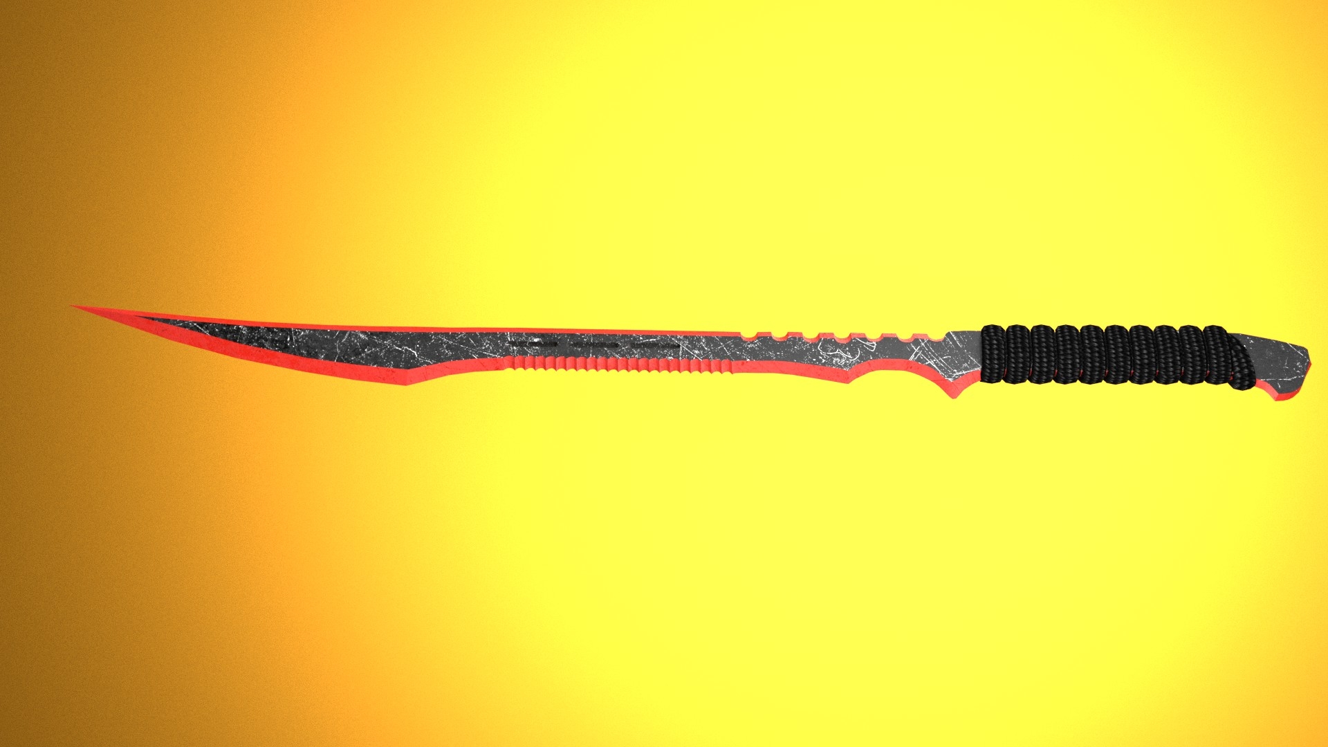 3D model ninja sword TurboSquid 1259700