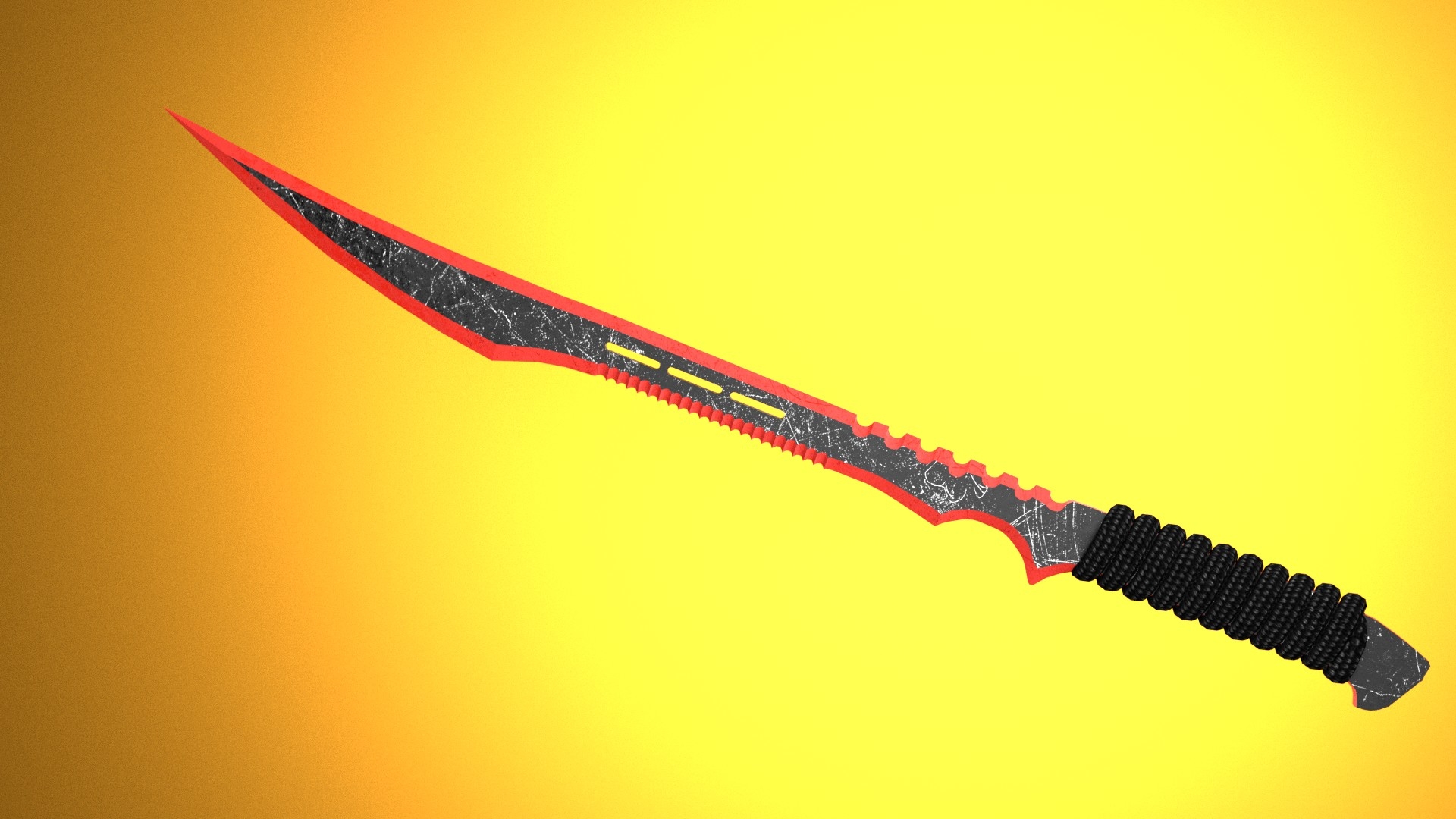 3D model ninja sword TurboSquid 1259700