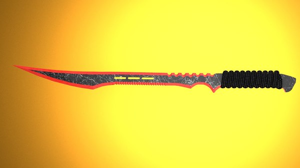 3D model ninja sword TurboSquid 1259700