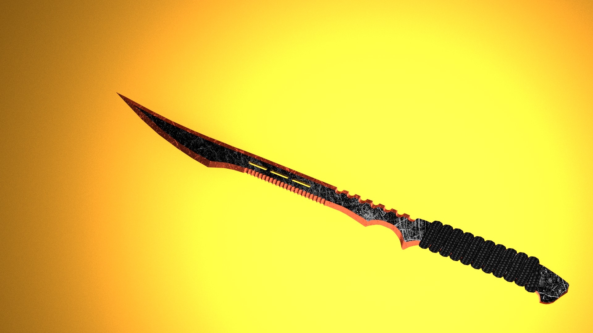 3D model ninja sword TurboSquid 1259700