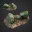 mossy stones b 3D