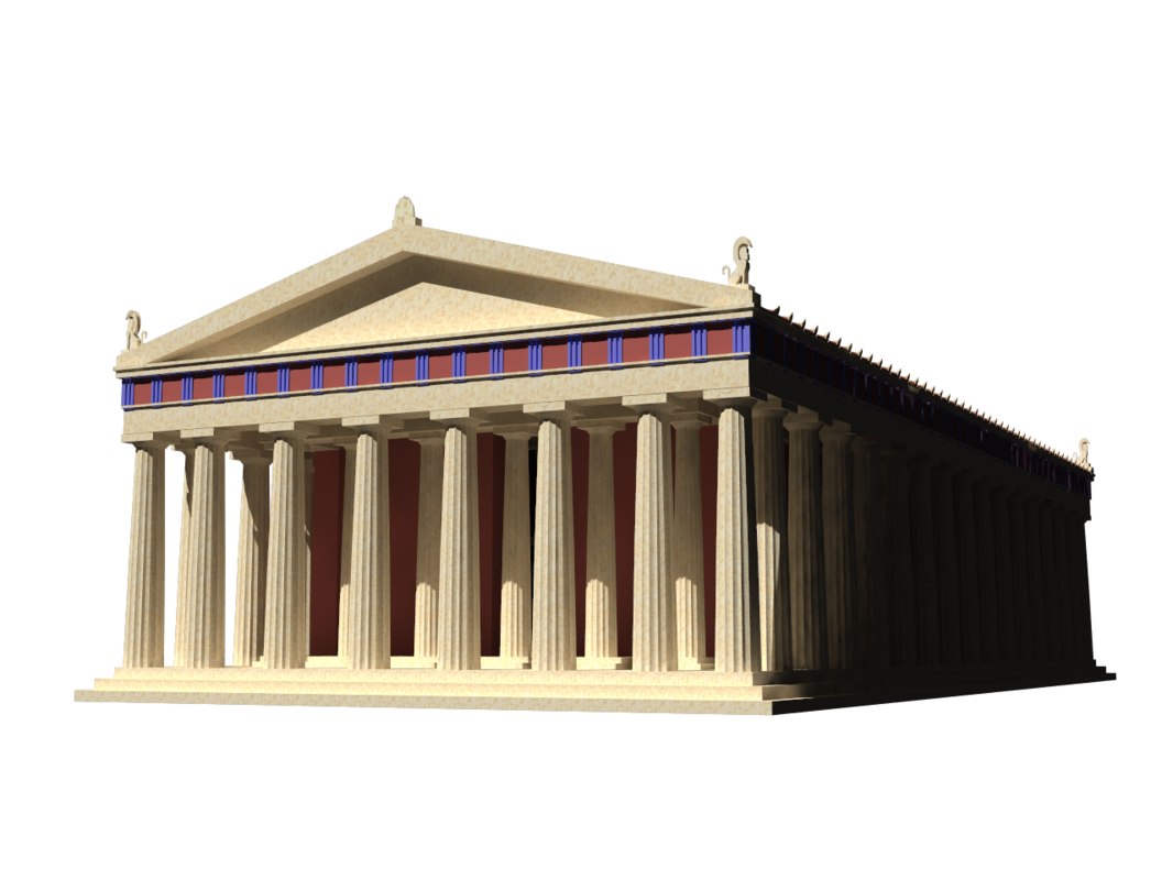 Parthenon greece 3D model TurboSquid 1259814